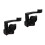 2Pcs Durable Black Thumb Throttle Lever for Motorcycle Cruise Control 4