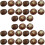 30Pcs Light Brown Mini Mushroom Models Decorative Photo Props for Home 10