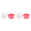 4Pièces Bols Soak PP Assorties Accessoires Ongles 4