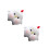 2Sets Needle Felt DIY Material Kit White Wool for Doll Crafting 7