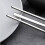 3Pcs Camping Stainless Steel Flatware Set Yellow Spoon Chopsticks Case 7