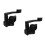 2Pcs Durable Black Thumb Throttle Lever for Motorcycle Cruise Control 9