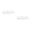 2Ensembles Étagères Blanches Pour Enceintes Objets 6