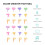 300Pcs Mini Colorful Brads Two-Legged Nails For Diy Craft Projects 6