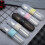 3Pcs Camping Stainless Steel Flatware Set Yellow Spoon Chopsticks Case 5