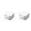240Pièces Ruban Adhésif Transparent Double Face Usage Solide 5