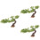 3Pcs Green Realistic Fake Tree Figurine Micro Landscape Decor 6