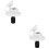 2Pcs White Rv Water Hose Connector with Gravity Feed and Check Valve 8