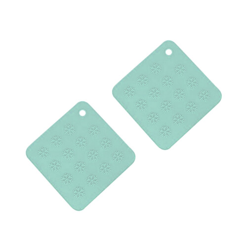 4Pièces Ensembles De Table Silicone Bleu Ciel Protège Table Coupelle 1