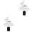 2Pcs White Rv Water Hose Connector with Gravity Feed and Check Valve 5