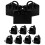 30Pièces Mini Sac À Jeu D’imitation Décor Maison De Noir 2