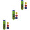3Sets Dinosaur Projection Flashlight Kids Interactive Toy 5