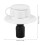 2Pcs White Rv Water Hose Connector with Gravity Feed and Check Valve 10