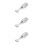 3Pcs Precision Threaded Steel Pen Tips for Diamond Embroidery Drawing 7