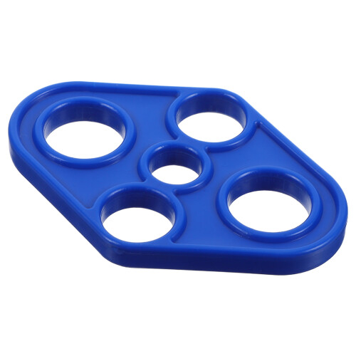 2Pièces Support Tuyau Plastic Bleu Pour Machine Chèvre Efficace 2