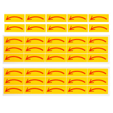 160Pièces Marqueurs Adhésifs PVC Résistant Pour Usine