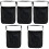 5Pcs Lightweight Black Mesh Bag Foldable Large Capacity Outdoor Bag 3