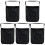 5Pcs Lightweight Black Mesh Bag Foldable Large Capacity Outdoor Bag 2