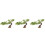 3Pcs Green Realistic Fake Tree Figurine Micro Landscape Decor 4