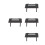 4Pièces Accessoires Bureau Miniatures Gris En Pla Pour Décoration 6