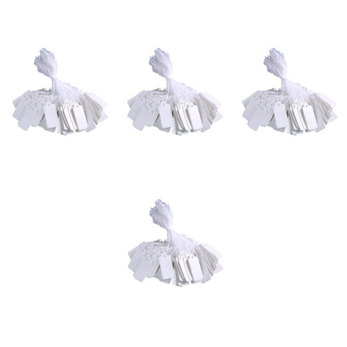 760Pcs White Hanging Tags with String for Jewelry Pricing and Labeling 2