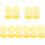 10Pcs Travel Pacifier Holder Case Portable Storage Yellow 4