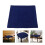2Pcs Blue Foldable Mahjong Game Mat Thick Table Cover for Board Games 11