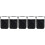 5Pcs Lightweight Black Mesh Bag Foldable Large Capacity Outdoor Bag 9