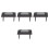 4Pièces Accessoires Bureau Miniatures Gris En Pla Pour Décoration 10