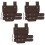 3Pcs Vintage Sword Frog Medieval Sword Fixing Belt Coffee 5