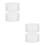 4Pcs White Foam Cake Rounds for DIY Crafting Lightweight Sturdy Models 7