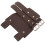 3Pcs Vintage Sword Frog Medieval Sword Fixing Belt Coffee 2