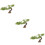 3Pcs Green Realistic Fake Tree Figurine Micro Landscape Decor 9