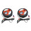 2St Compacte Air Compressor Pomp Rood Voor Auto Inflatie 2