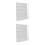 2Pièces Vitrine Blanche 5 Niveaux Pour Modèles Miniatures 7