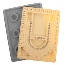 6Pièces Plateau Rangement Perles Plastique Pour Bracelet Collier