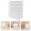 2Pièces Vitrine Blanche 5 Niveaux Pour Modèles Miniatures 11
