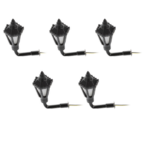 40Pcs Simulation Lamp Black Mini Model Lights for Sand Table Decor