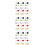 45Pcs Assorted Color Lens Case Double Boxes for Daily Usage 8