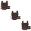 3Pcs Vintage Sword Frog Medieval Sword Fixing Belt Coffee 11