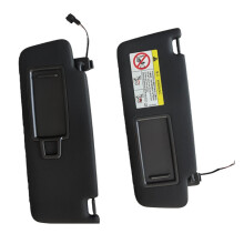 1Pair Car Sun Visor Interior Sunshade for 5 2003-2008 6 2009-2014 B6 B7 5KD857551 5KD857552 Black