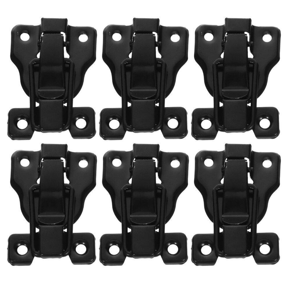 24Pcs Elegant Black Iron Toggle Hasp Lock For Drawer, Toolbox, Chest 3633800362596