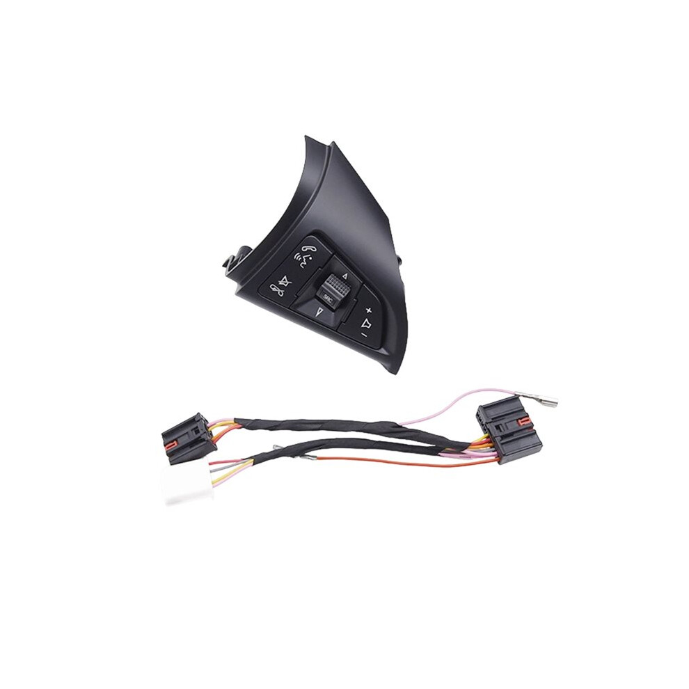 Car Steering Wheel Right Button Audio Volume Media Button With Wire Harness For Cruze 2009-2015 4713946095738