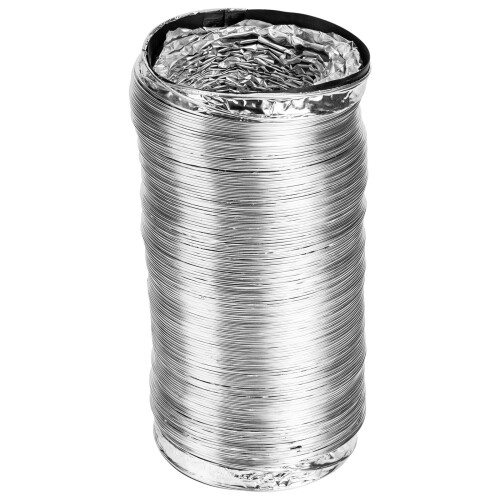 2Pièces Conduit D'air Aluminium Souple Durable Usage Argent
