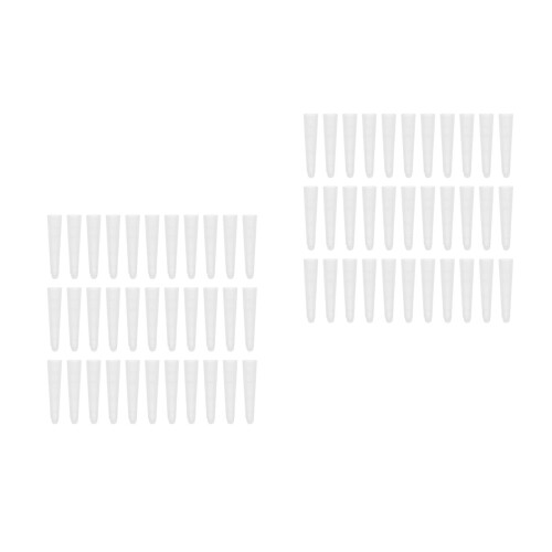 400Pièces Protecteurs Pointe Pince Silicone Transparent Antidérapant 2