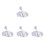 760Pcs White Hanging Tags with String for Jewelry Pricing and Labeling 2