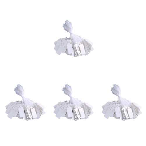760Pcs White Hanging Tags with String for Jewelry Pricing and Labeling 1