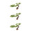 3Pcs Green Realistic Fake Tree Figurine Micro Landscape Decor 8