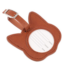4 Count Luggage Tag Marker Bag Tags For The Tote Light Brown