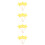 12Pcs Lightweight Felt Star Shaped Cutouts Yellow for Event Decor 9